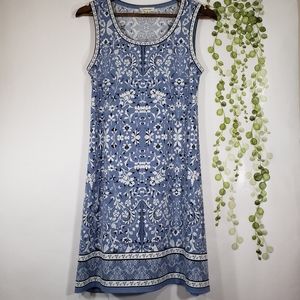 🌟Closet Closing🌟 Blue & White Print Dress
